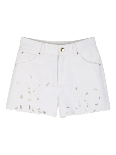 Pantaloni scurti Chloe albi