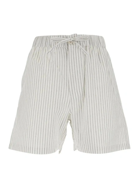 Pantaloni scurti Coor gri din bumbac