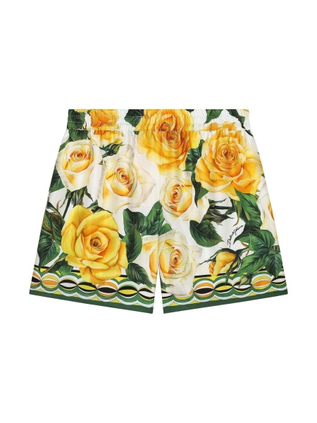 Pantaloni scurti Dolce & Gabbana galbeni