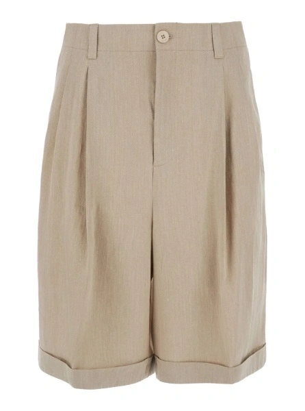 Pantaloni scurti JACQUEMUS bej din in
