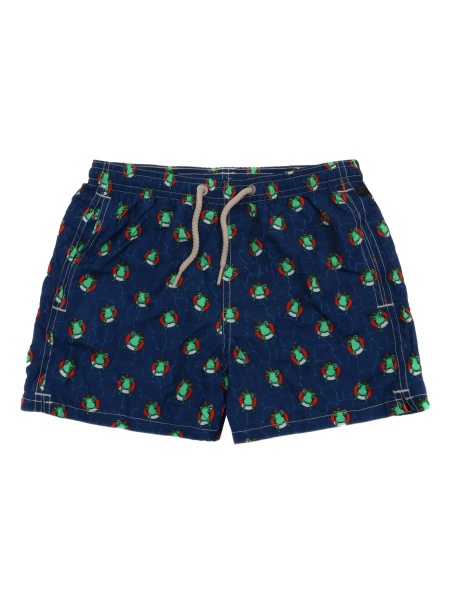 Pantaloni scurti Mc2 Saint Barth albastri