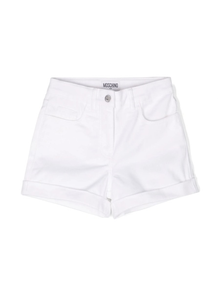 Pantaloni scurti Moschino albi