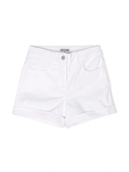 Pantaloni scurti Moschino albi