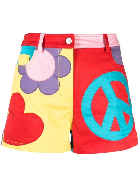 Pantaloni scurti MOSCHINO JEANS rosii