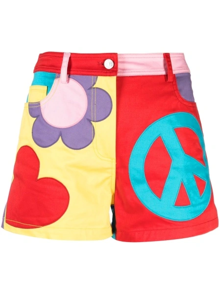 Pantaloni scurti MOSCHINO JEANS rosii
