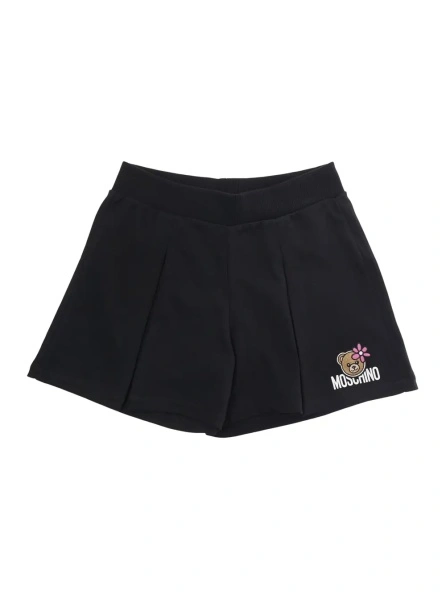 Pantaloni scurti MoschinoS negri din bumbac