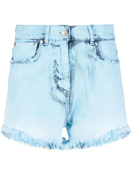 Pantaloni scurti MSGM albastri din bumbac