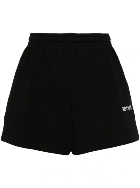 Pantaloni scurti ROTATE Birger Christensen negri