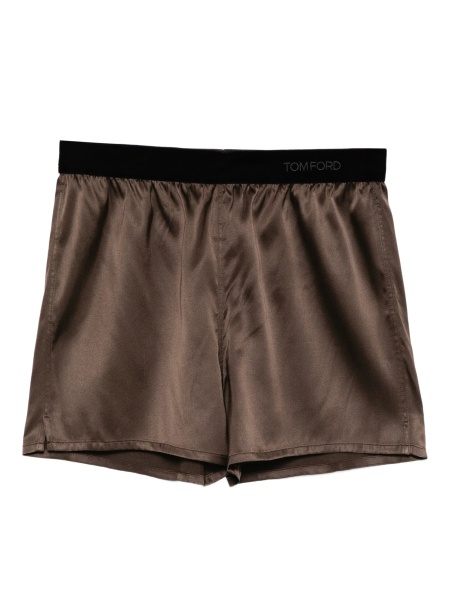 Pantaloni scurti Tom Ford maro