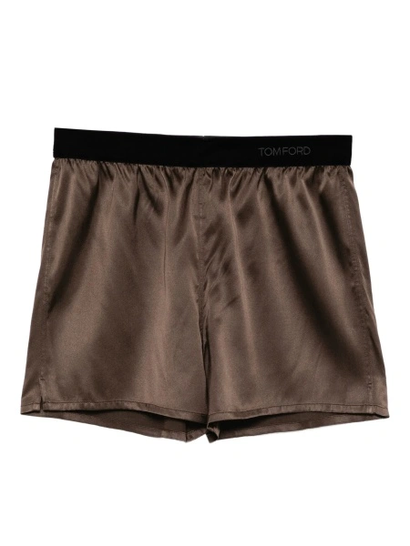 Pantaloni scurti Tom Ford maro