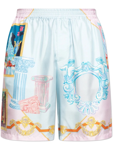 Pantaloni scurti Versace albastri