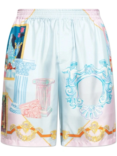 Pantaloni scurti Versace albastri