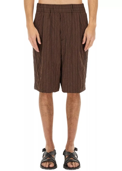 Pantaloni Short Pleated