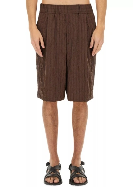 Pantaloni Short Pleated