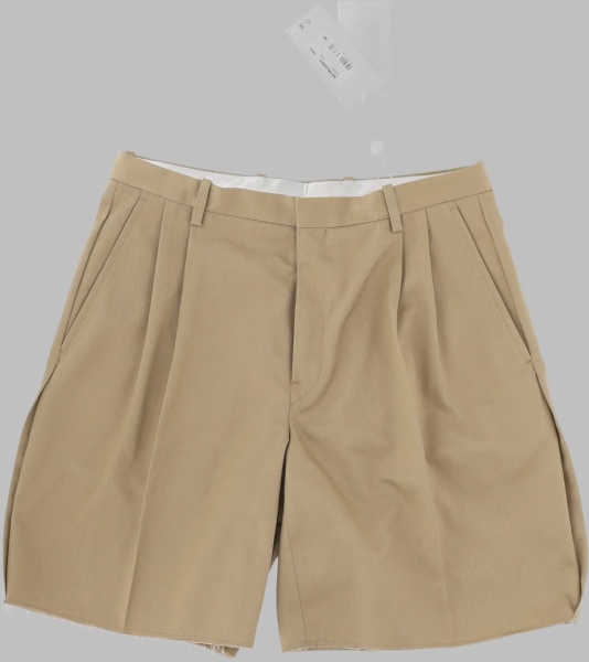 Pantaloni Shorts Sartoriale In Cotone