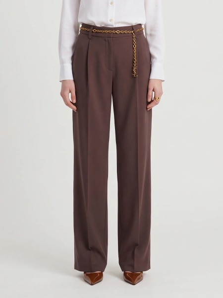Pantaloni Straight Leg Canvas Trousers