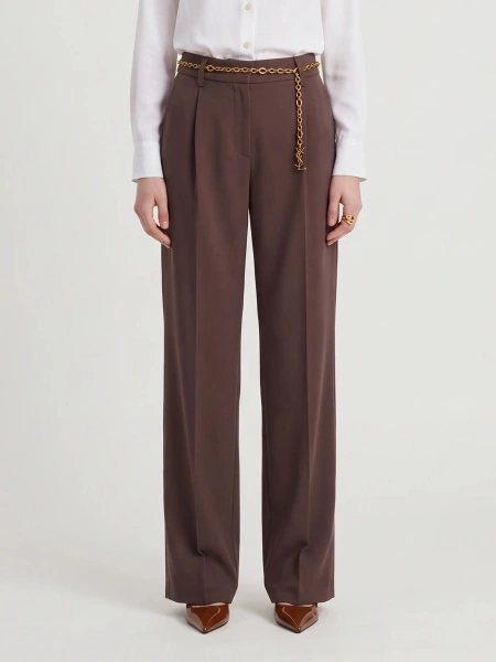 Pantaloni Straight Leg Canvas Trousers