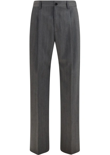 Pantaloni Straight-leg wool Pants