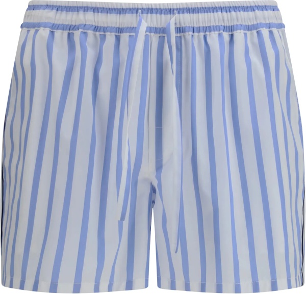 Pantaloni Striped poplin Bermuda Shorts