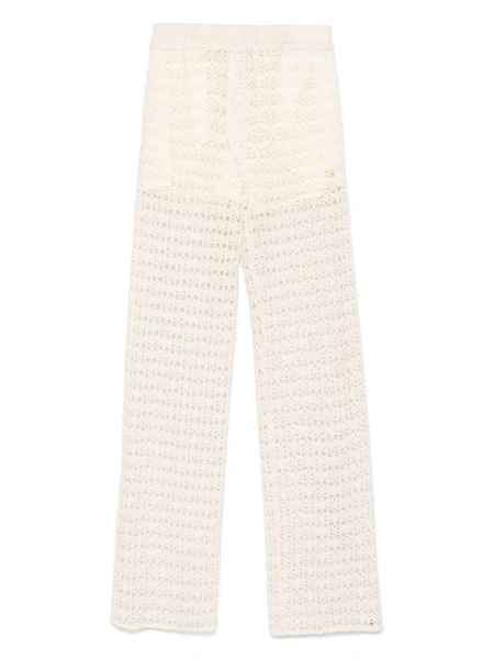 Pantaloni talie inalta ALYSI neutri