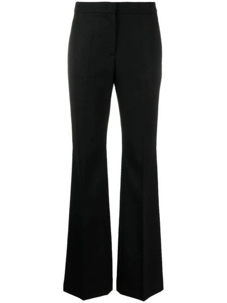 Pantaloni talie inalta Moschino negri din lana
