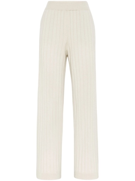 Pantaloni tricotati Brunello Cucinelli neutri