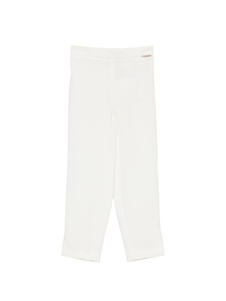 Pantaloni TWIN SET Girl albi