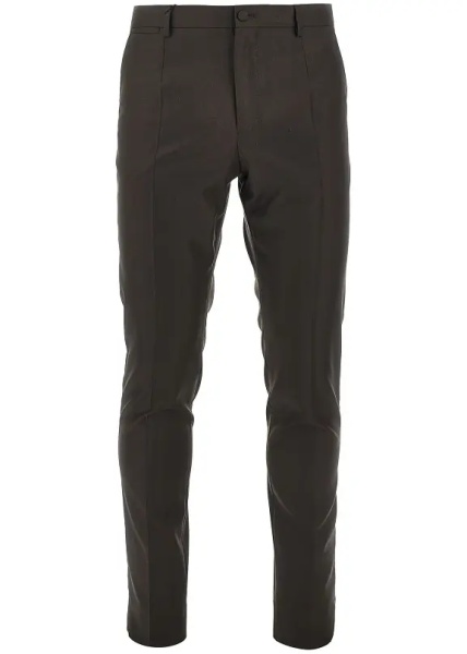 Pantaloni Virgin wool twill tailored pants