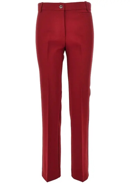 Pantaloni Viscose-blend crêpe pants