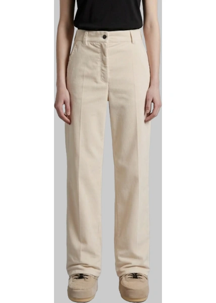 Pantaloni Wide-Leg Corduroy Pants