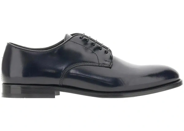 Pantofi Brushed leather laced shoes