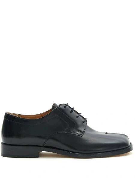 Pantofi Derby Maison Margiela tabi negri din piele