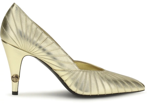 Pantofi Metallic leather Pumps