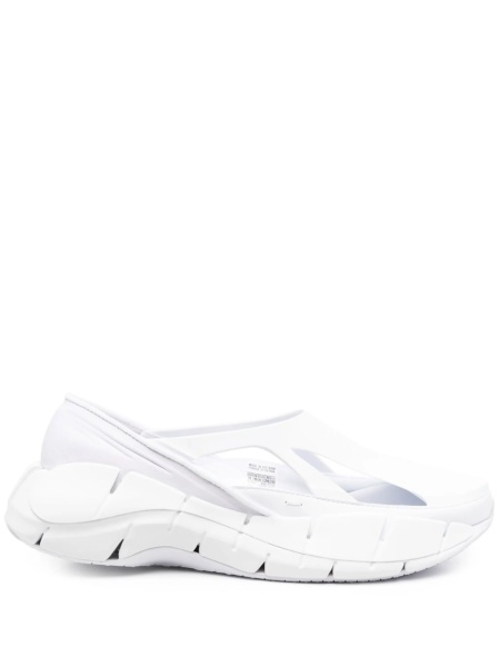 Pantofi slip-on MAISON MARGIELA X REEBOK albi din cauciuc si material textil