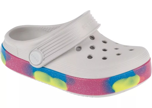 Papuci Off Court Glitter Band Clog T