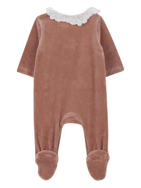 Pijamale Chloe roz din bumbac organic