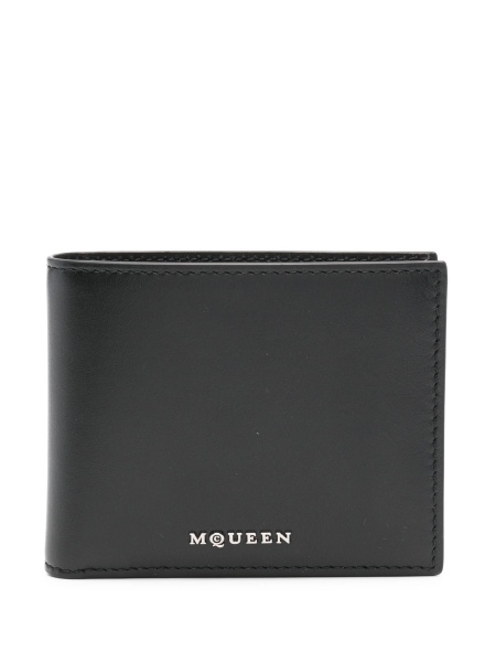 Portofel Alexander McQueen negru din piele