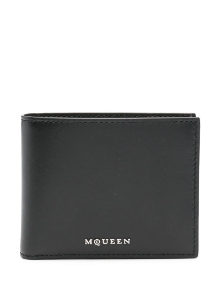 Portofel Alexander McQueen negru din piele