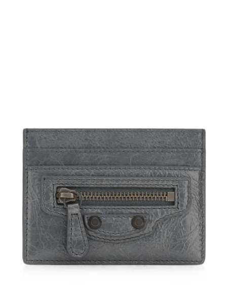Portofel Balenciaga gri din piele