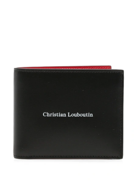 Portofel Christian Louboutin negru din piele