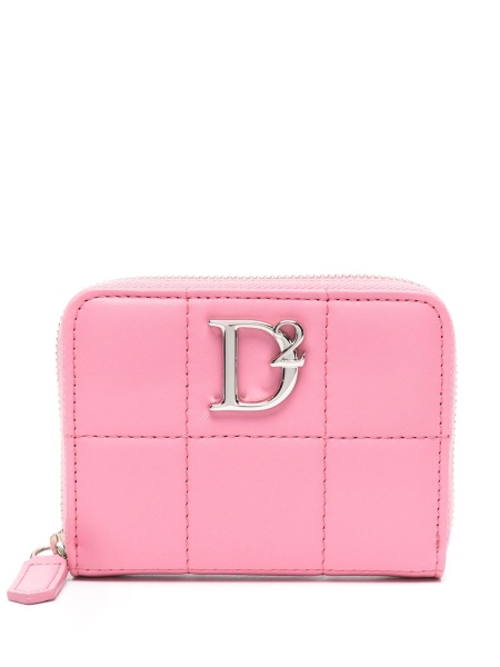 Portofel DSQUARED2 roz din piele