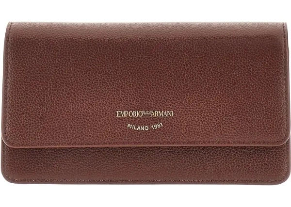 Portofel Emporio Armani rosu din piele