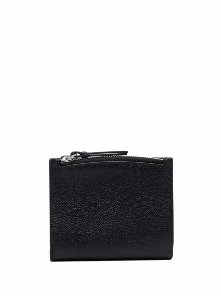 Portofel Maison Margiela negru din piele si zinc