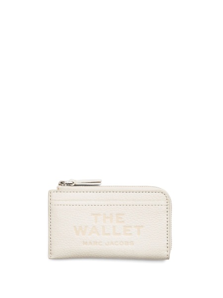 Portofel Marc Jacobs alb din piele