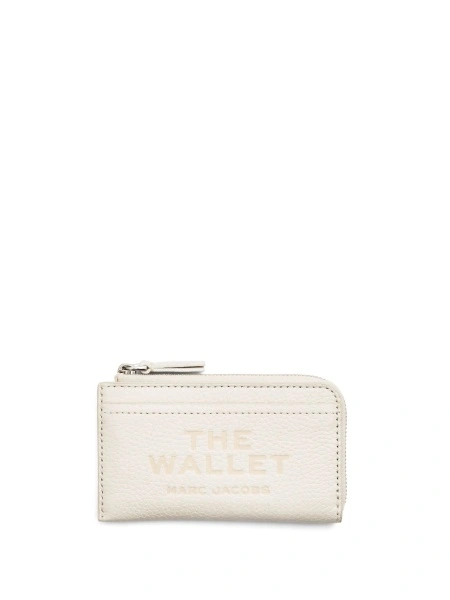 Portofel Marc Jacobs alb din piele