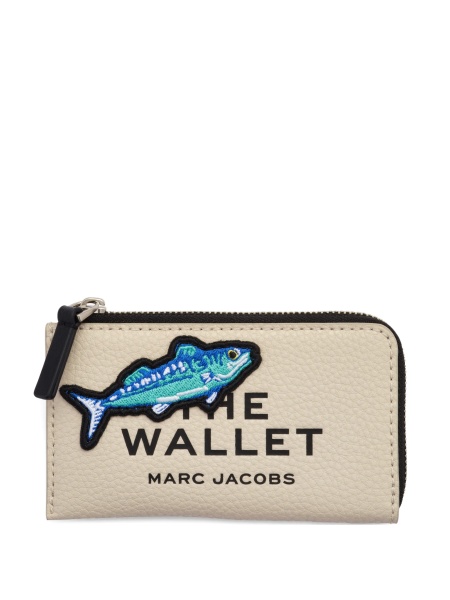 Portofel Marc Jacobs neutru din poliuretan si piele