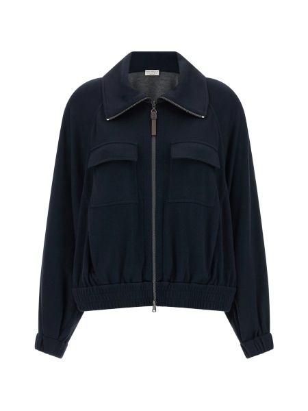 Pulover Brunello Cucinelli albastru