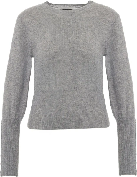 Pulover Colorush gri din casmir