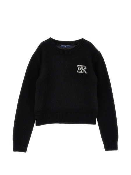 Pulover Ermanno Scervino Kids negru din acrilic si lyocell