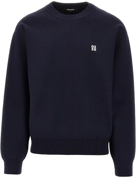 Pulover Knitted sweater with logo